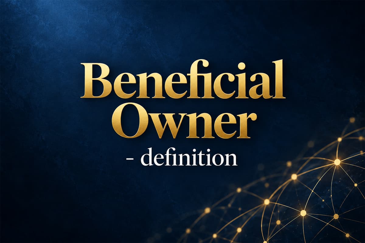 What is a beneficial owner?